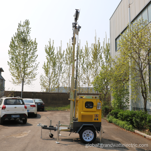 Led Indication Light Towers Portable trailer mobile light towers Supplier